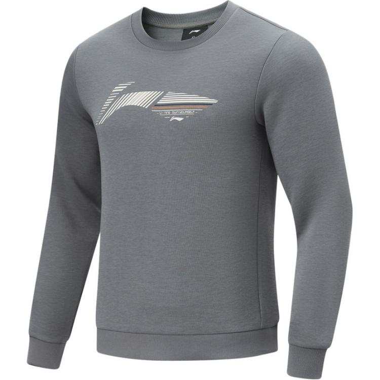 Li-Ning Li Ning Fitness Series Sweatshirt Men's Shadow Gray