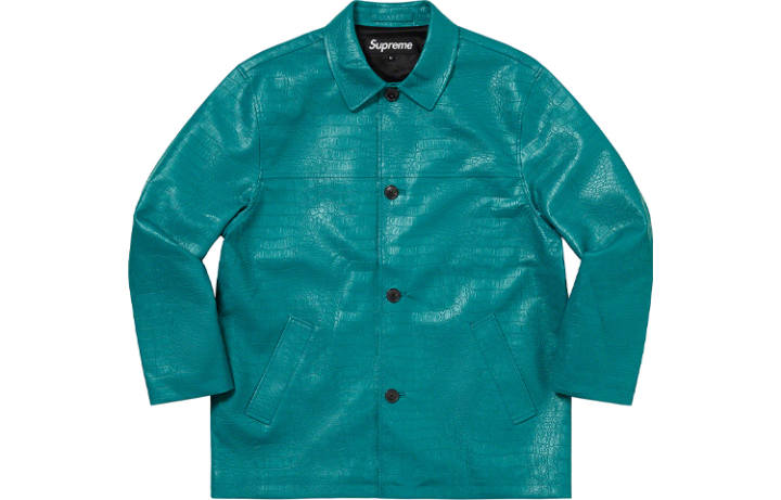 Supreme Supreme Faux Croc Car Coat
