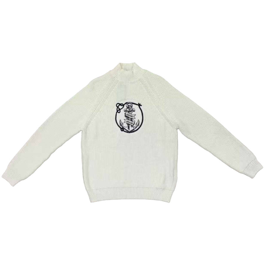 EMPORIO ARMANI FW24 Sweater Unisex White