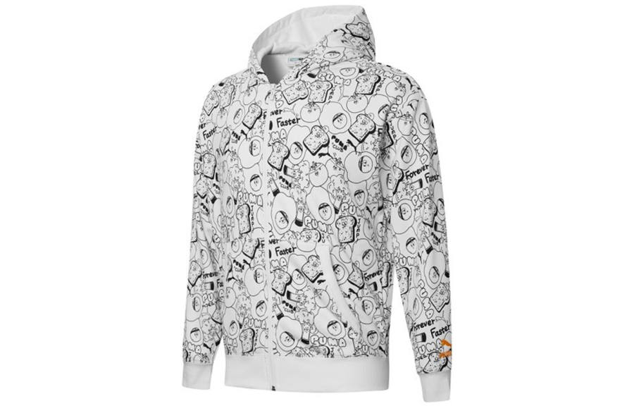 PUMA PUMA Jackets Men's White Hooded Moderate Other