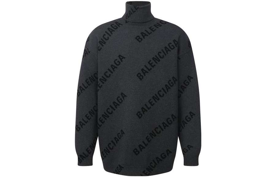 Balenciaga Sweater Regular Fit Men's Gray