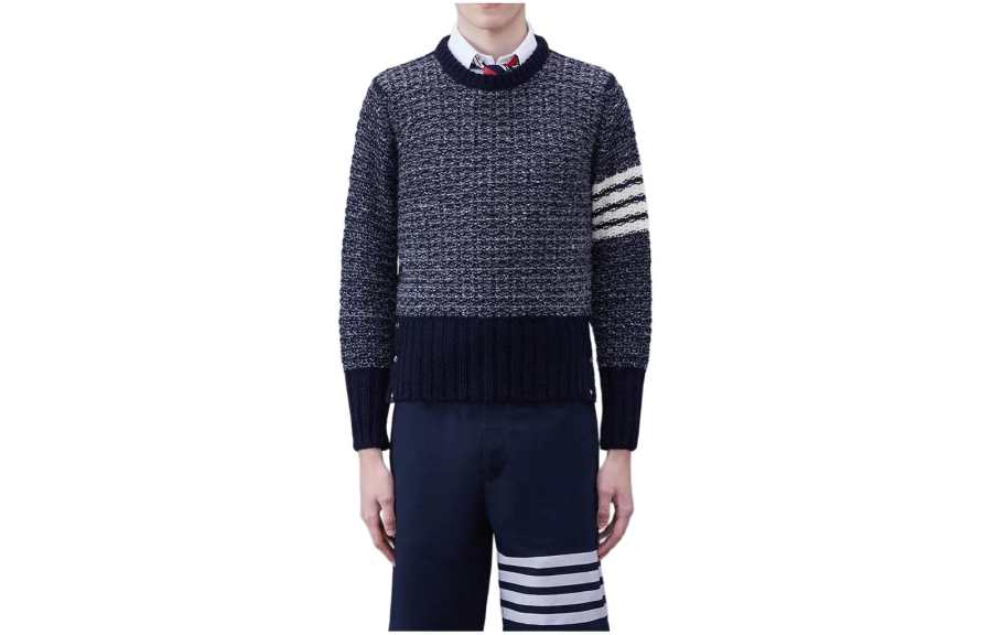 THOM BROWNE THOM BROWNE· SS24 Sweater Men's Marine Blue