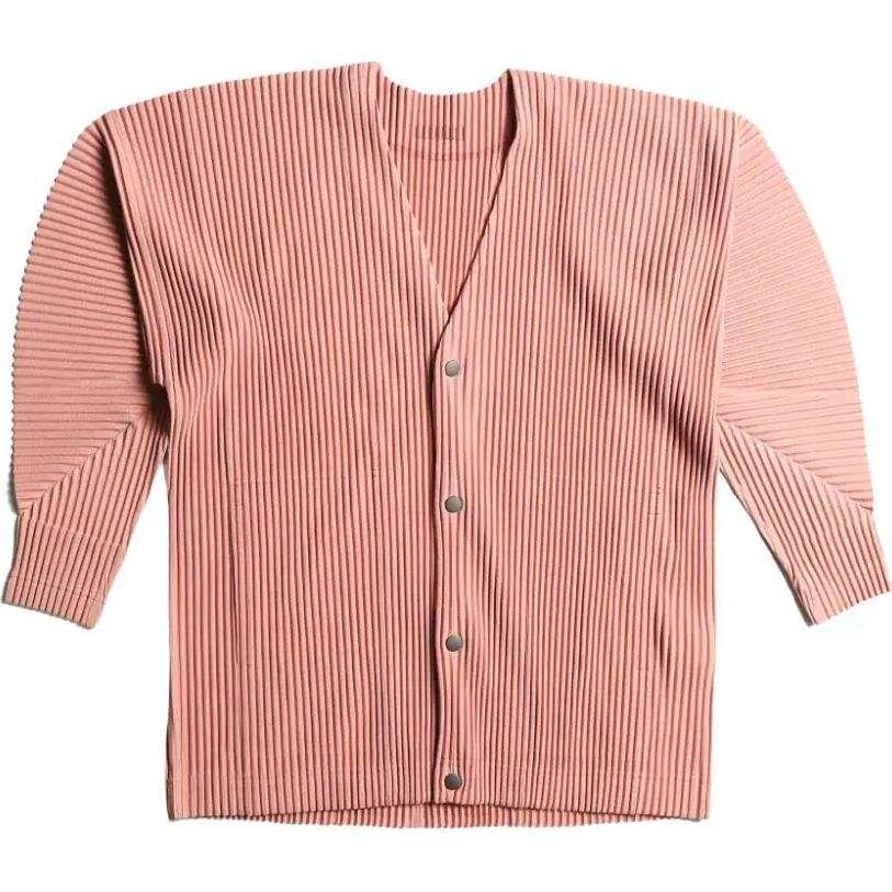 Homme Plissé Issey Miyake Knitwear Men's Salmon Pink