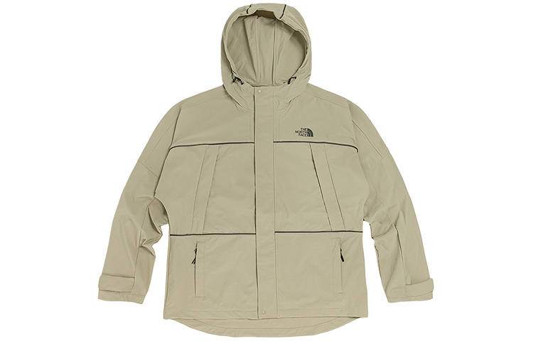 THE NORTH FACE Jackets Men's Khaki Hooded Moderate Other