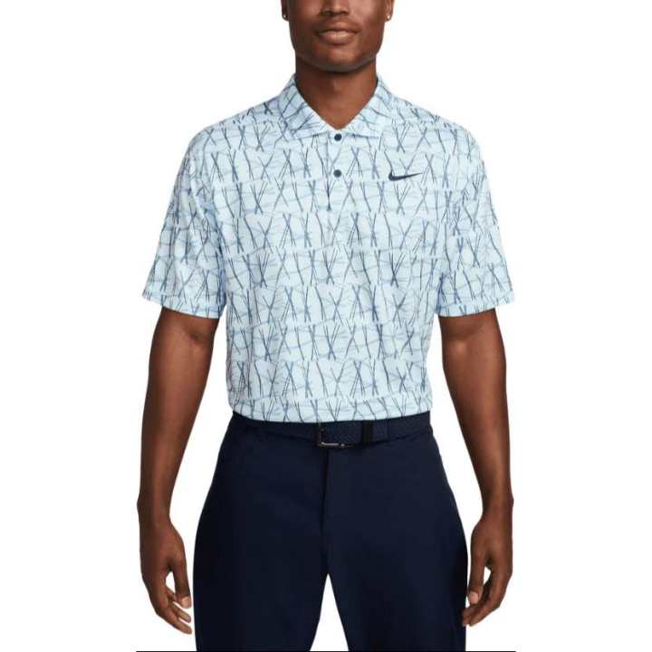 Nike Nike Dri FIT Victory Longleaf Polo Shirt Men's Glacier Blue/Midnight Marine Blue/Midnight Marine Blue
