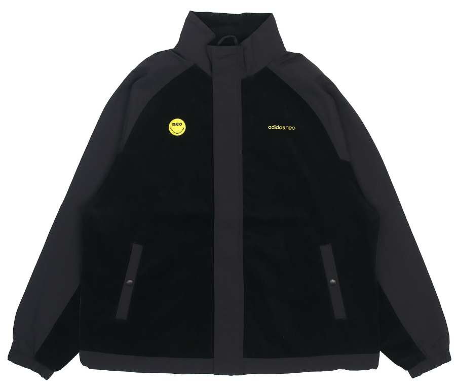 Adidas Neo Jackets Men's Black Stand Collar Moderate Other