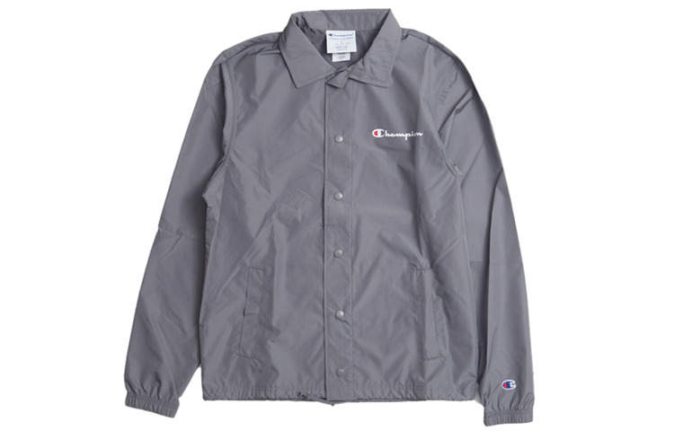 Champion Champion Jackets Unisex Gray Lapel Thin Instructor