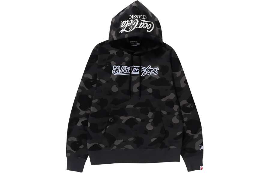 A BATHING APE Bape X Coca Cola Color Camo Ape Head Pullover Hoodie