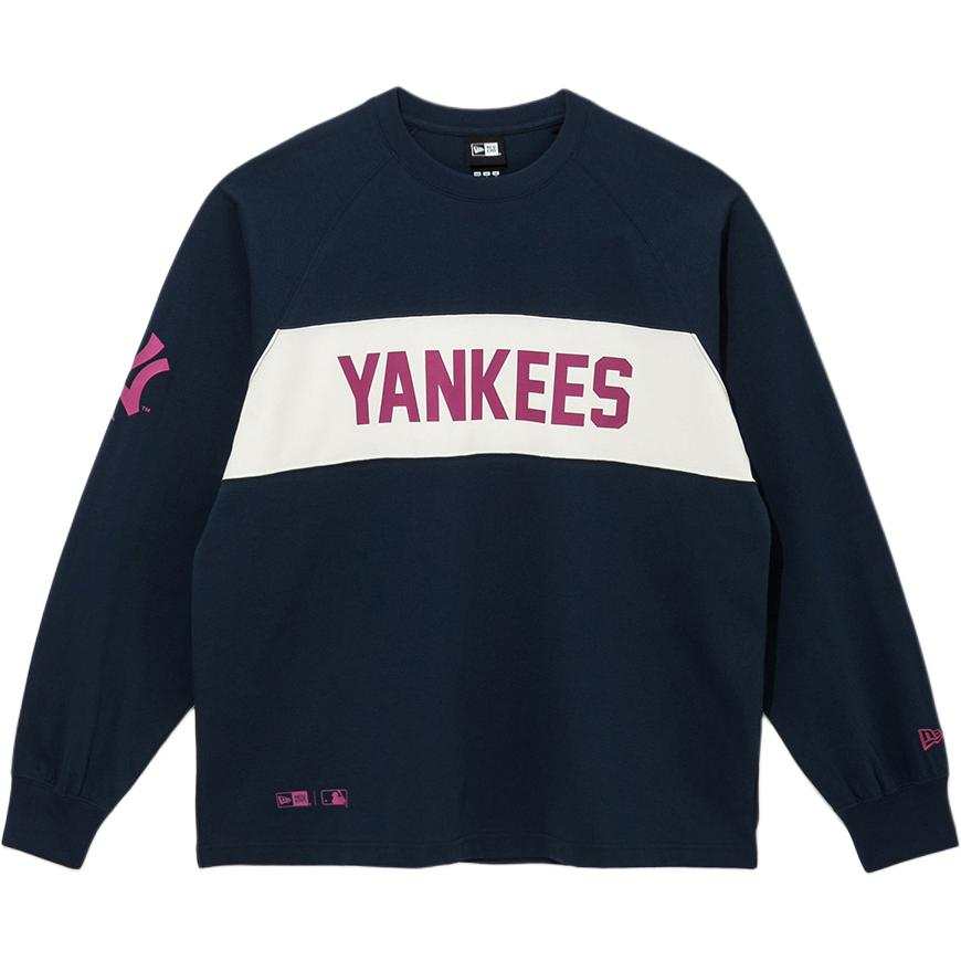 New Era Sweatshirts Unisex Blue Crew Neck Moderate Regular