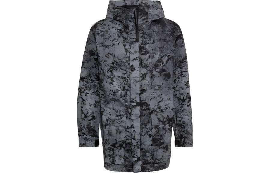 Y-3 Y 3 Jackets Men's Gray Hooded Non Detachable Moderate Other