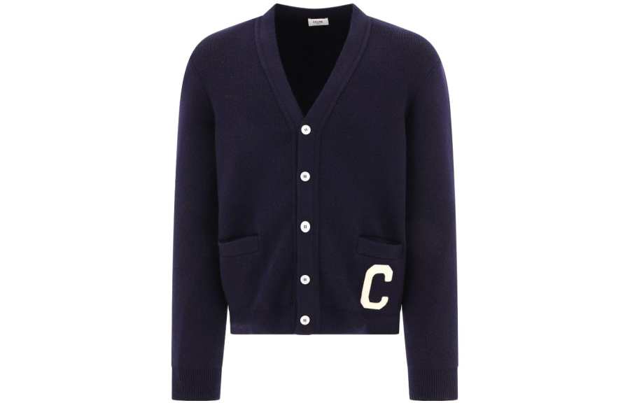CELINE CELINE FW23 Knitwear Men's Dark Blue