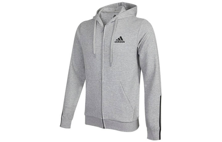 Adidas Adidas Jackets Men's Light Gray Hooded Moderate Other