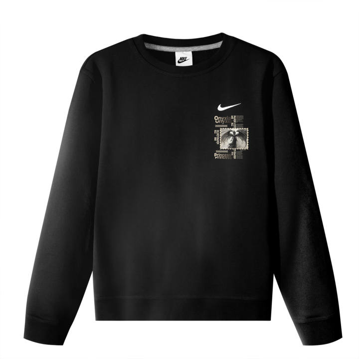 Nike Nike Sweatshirts Unisex Black Crew Neck Moderate Regular