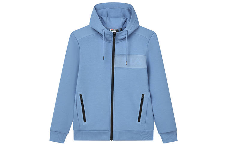 FILA Jackets Men's Light Blue Hooded Moderate Other