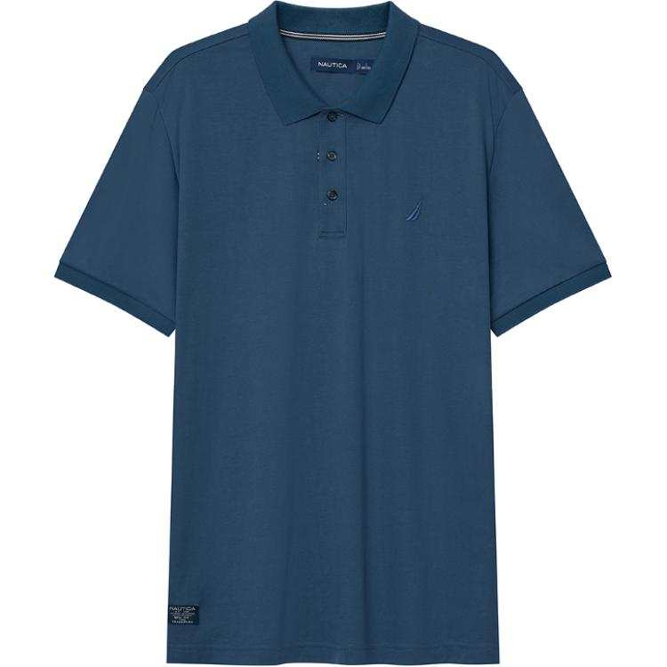 NAUTICA Polo Shirts Men's Lapel Moderate Straight Fit