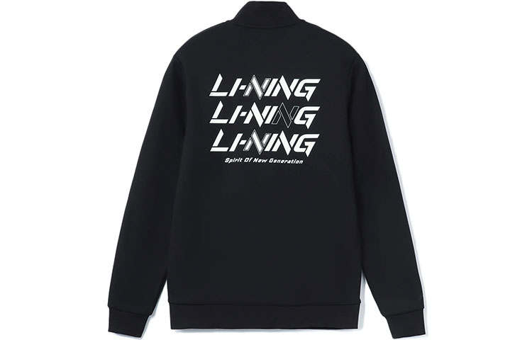 Li-Ning Li Ning Training Series Jackets Men's Black Stand Collar Moderate Other