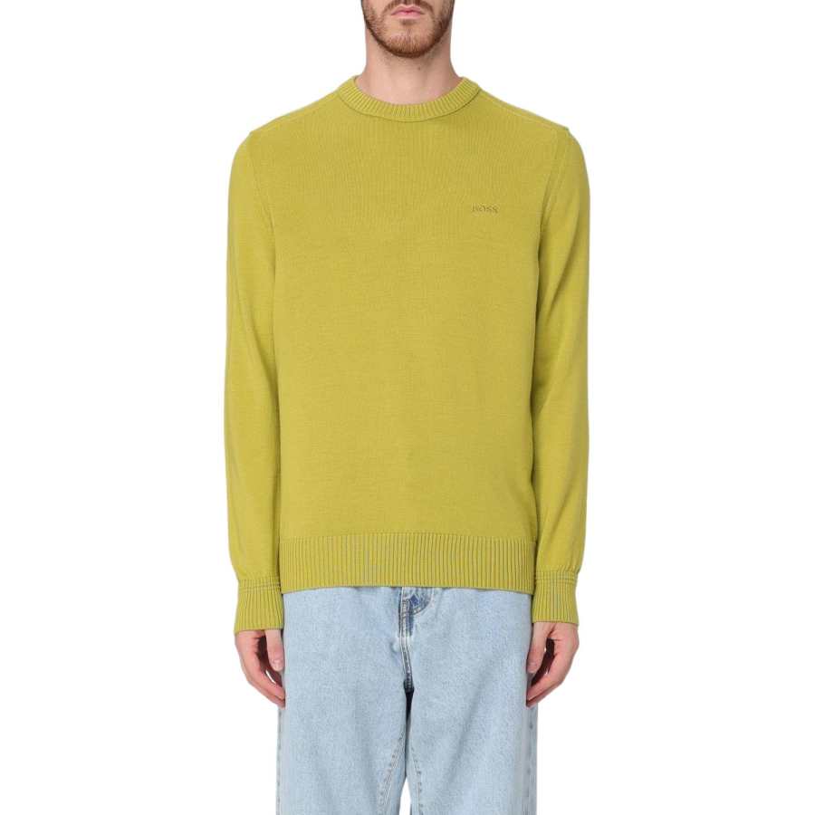 Hugo Boss logo-embroidered sweater
