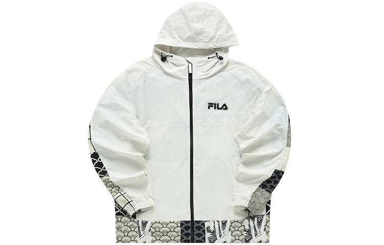 FILA FUSION TOKYO STUDIO Jacket Men's Champagne White