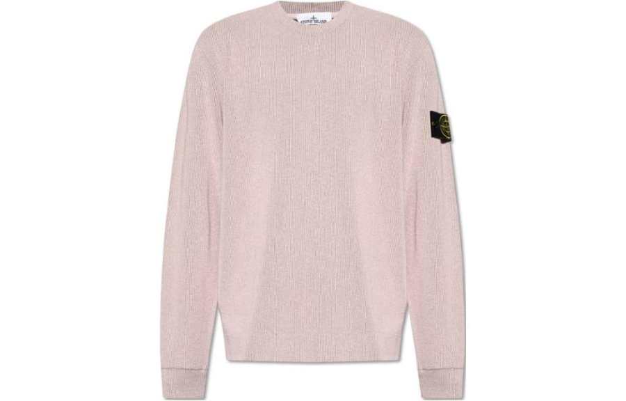 STONE ISLAND Logo Patch Crewneck Jumper