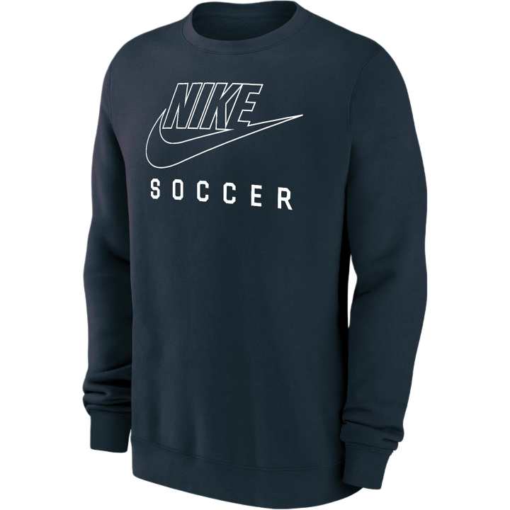 Nike Nike Swoosh Club Fleece Men's Soccer Pullover Crew Neck Sweatshirt