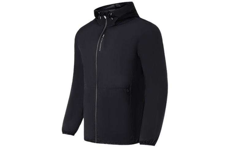 Li-Ning Li Ning Fitness Series Jackets Men's Black Hooded Moderate Other