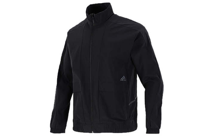 Adidas Adidas Jackets Men's Black Stand Collar Moderate