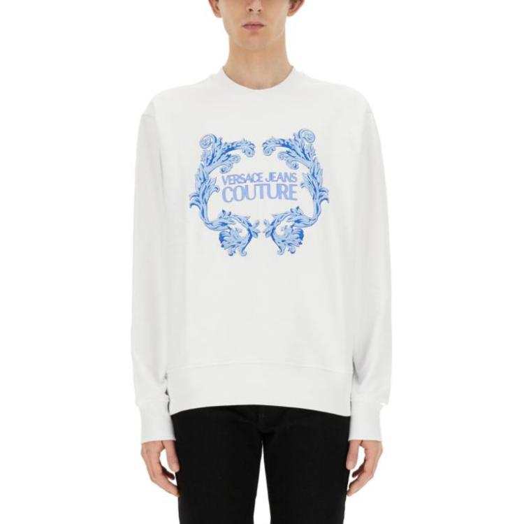VERSACE JEANS COUTURE VERSACE Logo print Cotton Sweatshirt