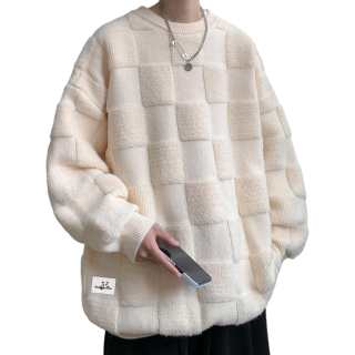 RAP PANDA Knitwear Unisex Crew Neck Thickened Other