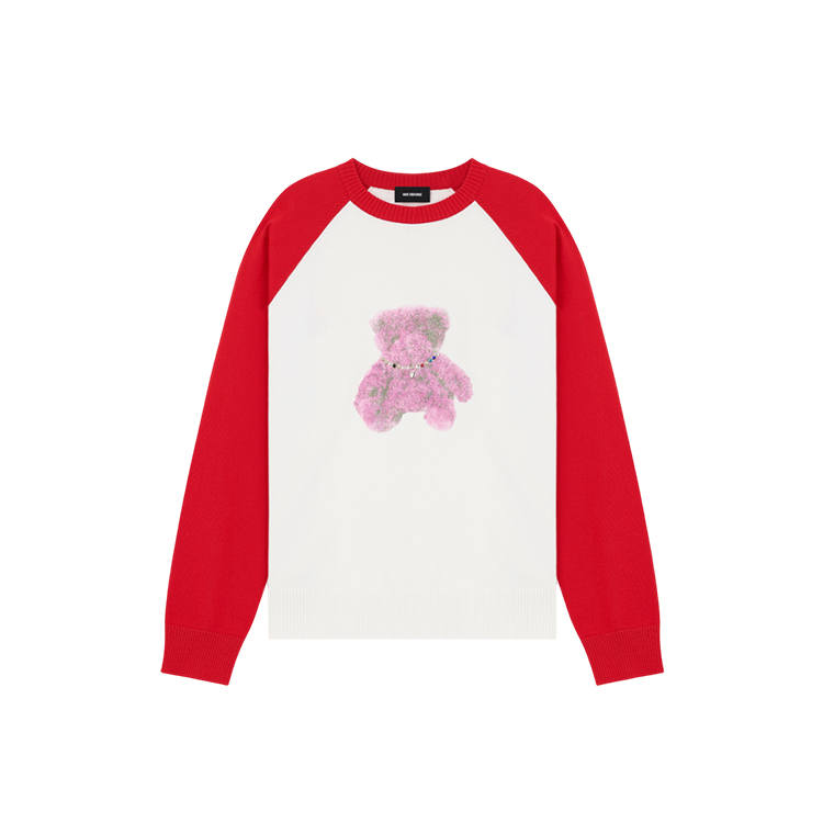 WE11DONE WE11DONE Sweaters Unisex Red Crew Neck Moderate