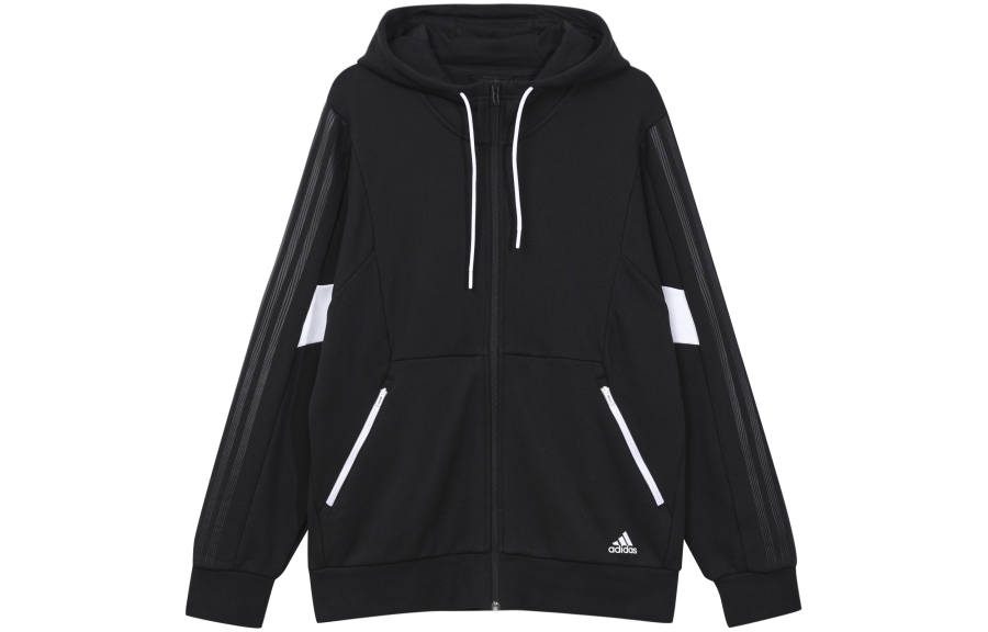 Adidas Adidas Jackets Men's Black Hooded Moderate Other