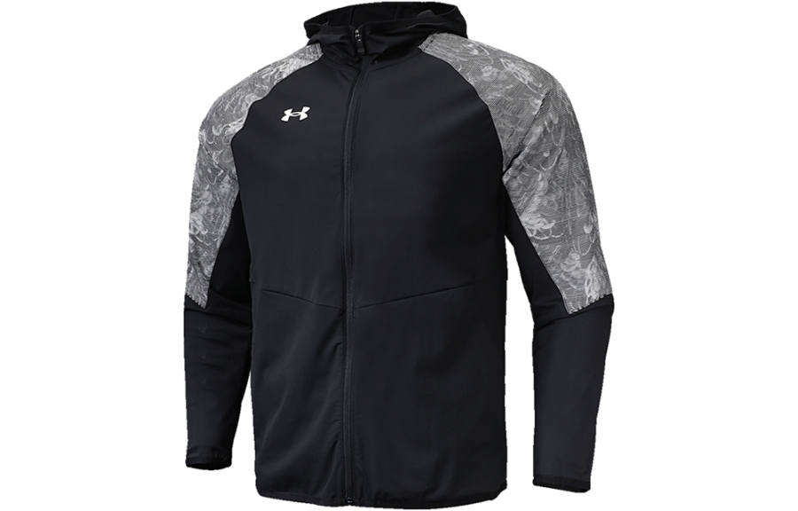 Under Armour Jackets Men's Black Hooded Moderate Other
