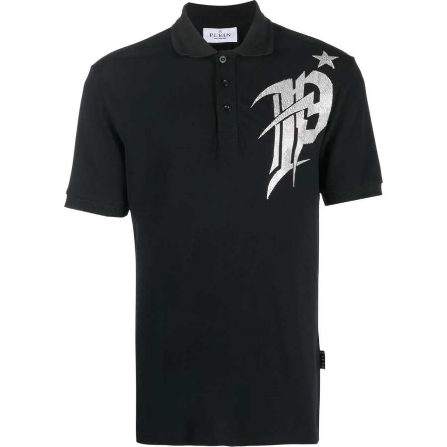 Philipp Plein logo-print polo shirt