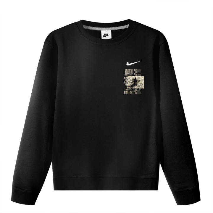 Nike Nike Sweatshirts Unisex Black Crew Neck Moderate Regular