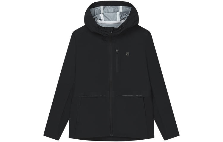 FILA Jackets Men's Jet Black Hooded Thin Other