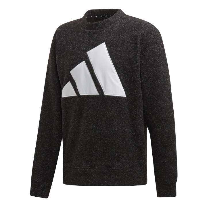 Adidas Adidas Sweatshirts Unisex Black Crew Neck Moderate Regular