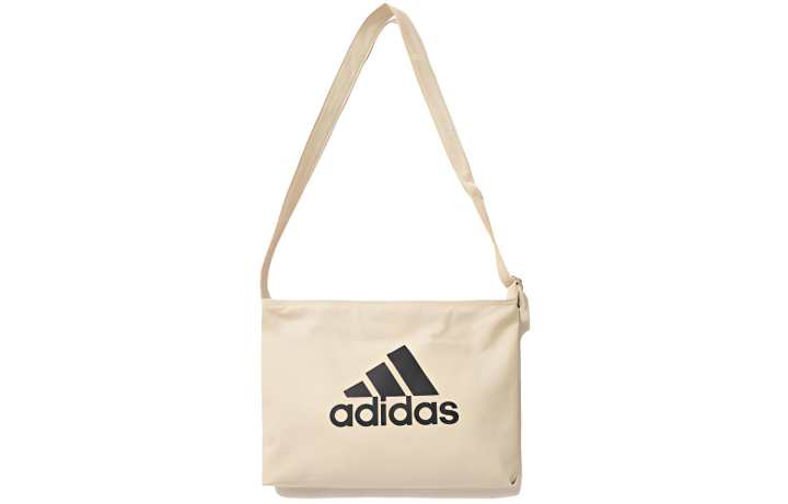 Adidas Adidas Cotton Shoulder Bag, Crossbody Bag Regular Unisex White