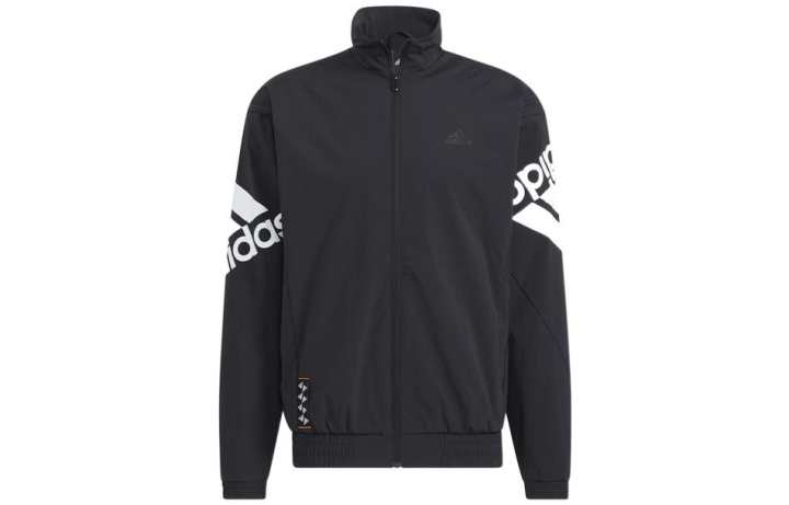 Adidas Adidas Jackets Unisex Black Stand Collar Moderate Other