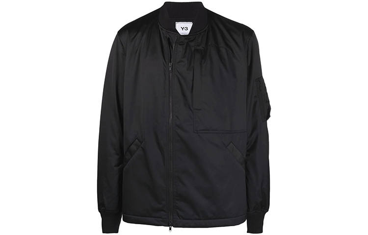 Y-3 Y 3 Jackets Men's Black Baseball Collar Moderate Other