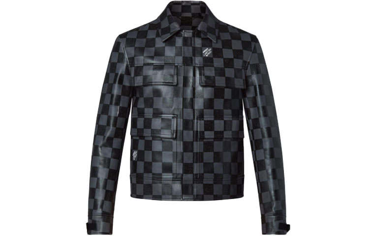 LOUIS VUITTON LOUIS VUITTON Damier Leather Jacket