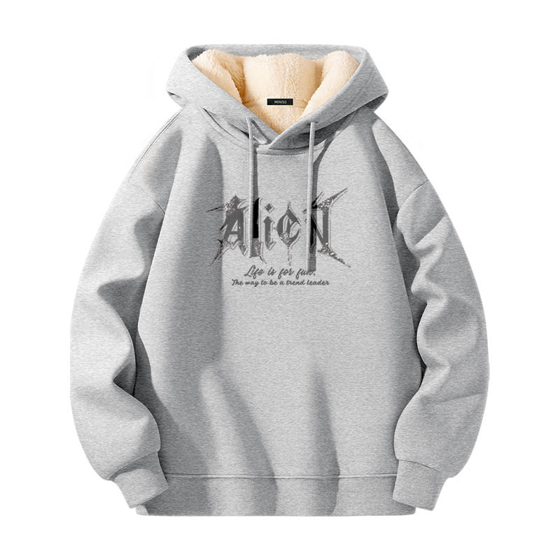 MINISO MINISO Sweatshirts Unisex Hooded Thickened Heavyweight