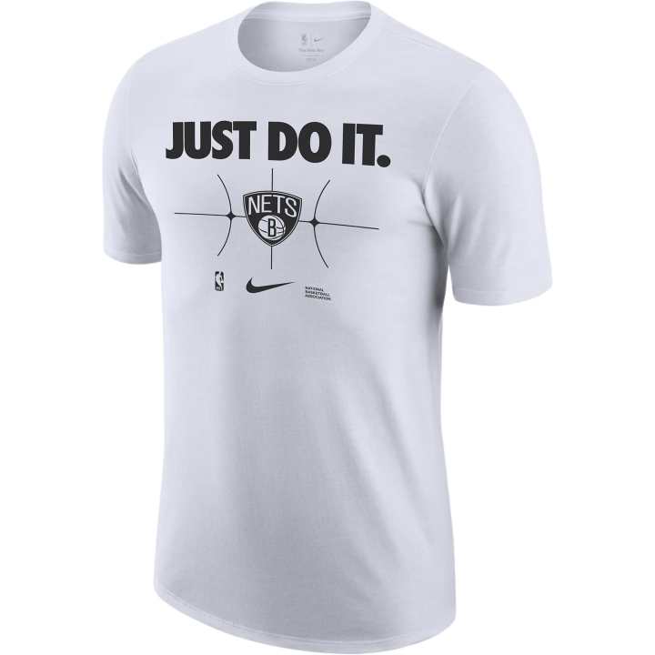 Nike Nike X NBA T Shirts Men's White Crew Neck Moderate Straight Fit