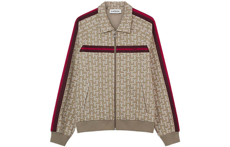 Lanvin Lanvin Jackets Men's Khaki Lapel Moderate Other