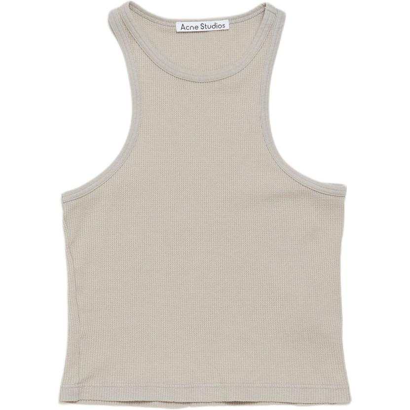 Acne Studios Acne Studios 2024 Fall Winter Collection FW24 Tank Top Unisex Bright Gray