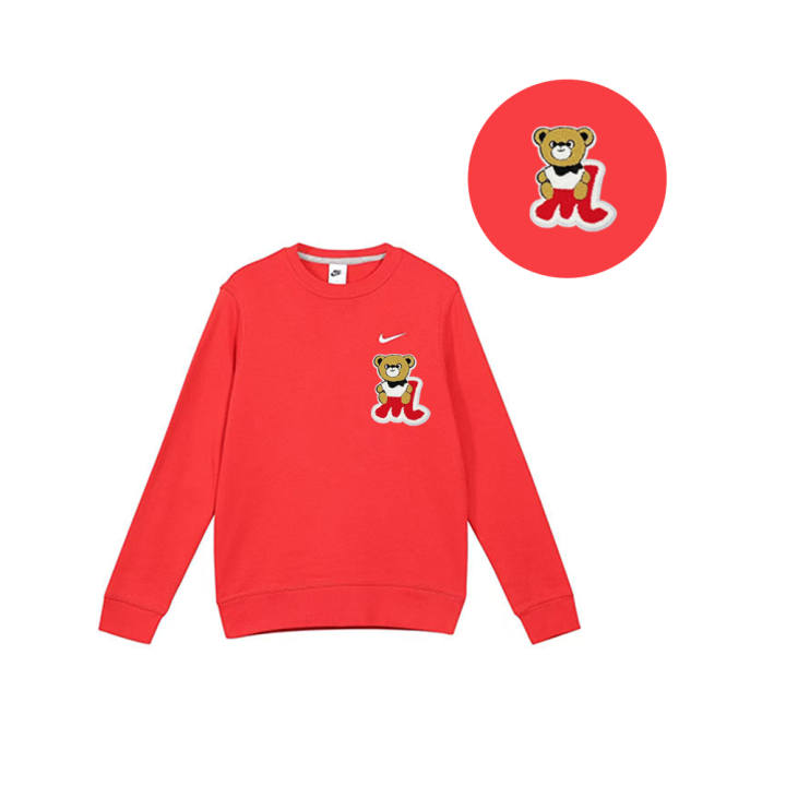 Nike Nike Sweatshirts Unisex Red Crew Neck Moderate