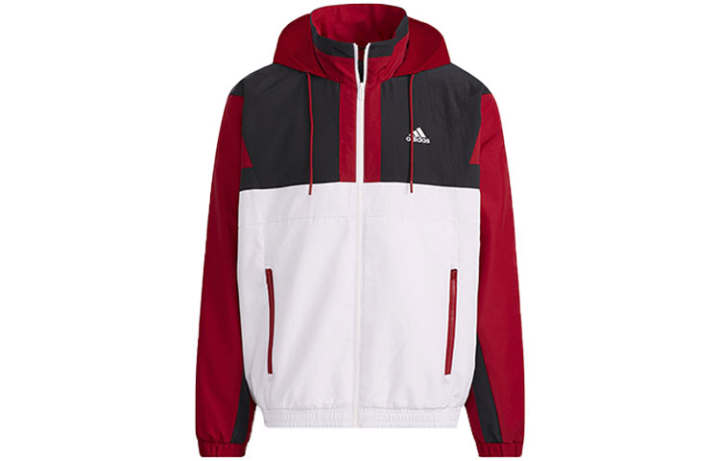 Adidas Adidas Jacket Men's White Red Multicolor