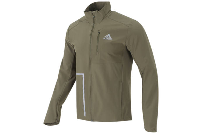Adidas Adidas Jackets Men's Olive Stand Collar Moderate Other