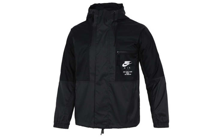Nike Nike Jackets Men's Black Hooded Moderate Other