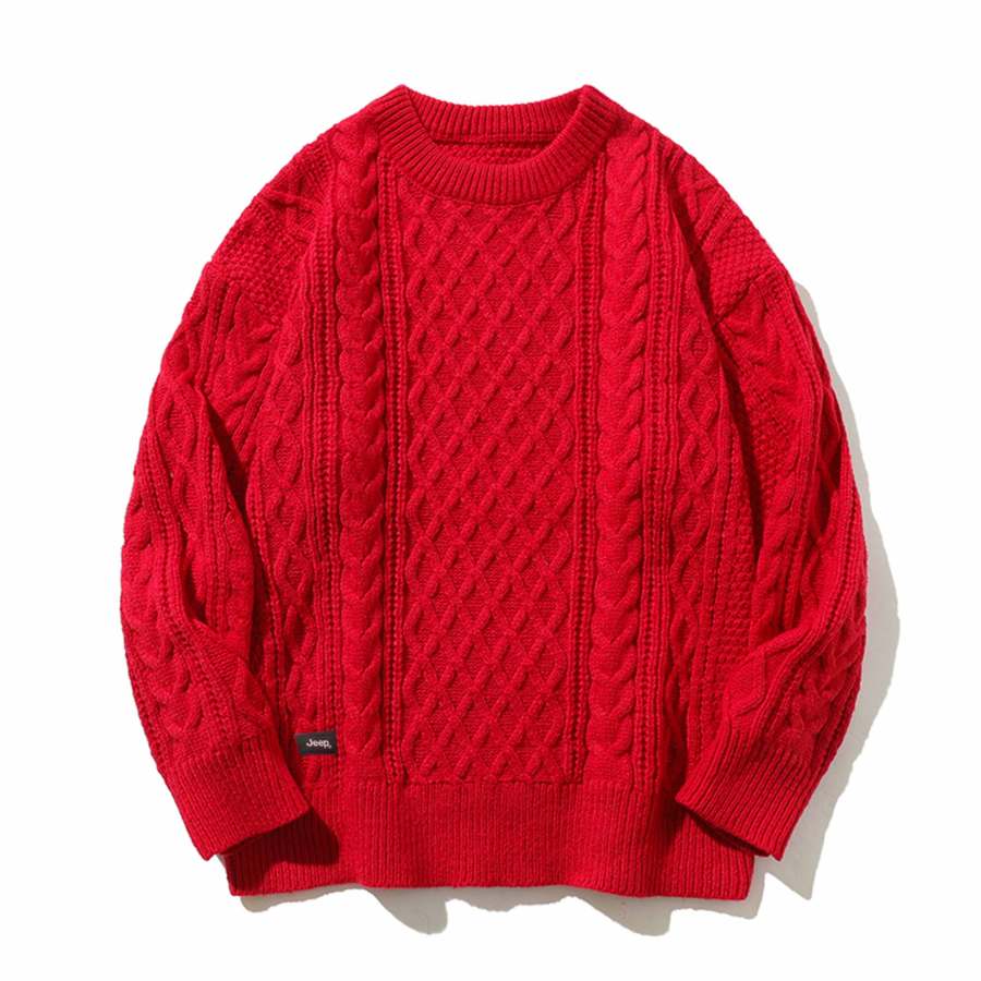 Jeep Jeep Sweaters Unisex Crew Neck Moderate