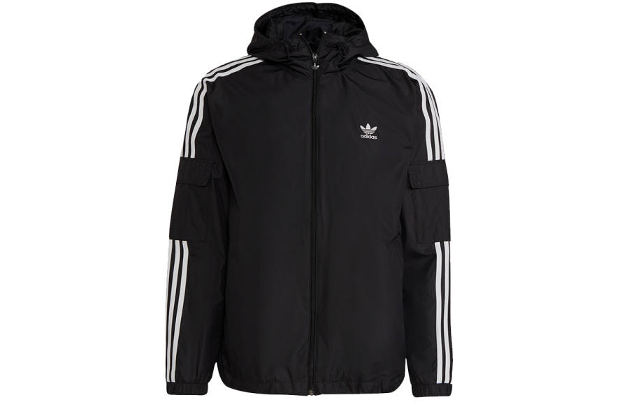 Adidas Originals 3 Stripes Jackets & Coats Men's Black