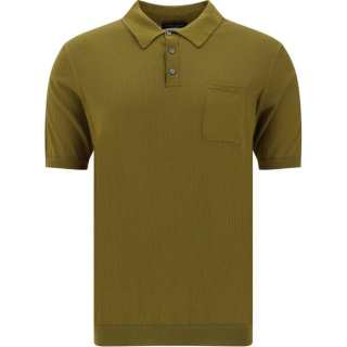 ROBERTO COLLINA Polo Shirt Men's Khaki